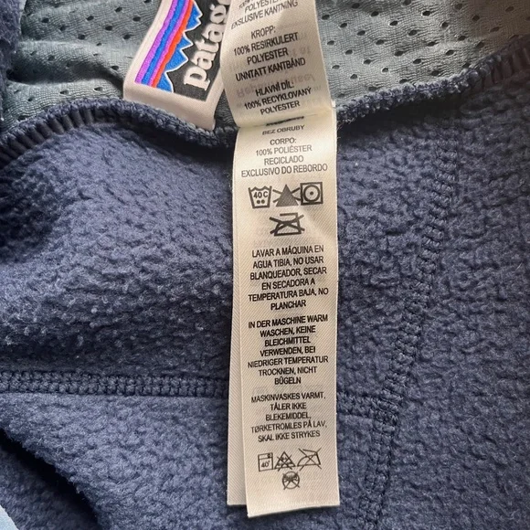 Patagonia Boys XL (Size 14) Blue Fleece Zip-Up – Cozy & Sustainable!